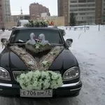 Украшения на свадебные авто.