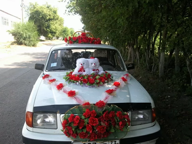 Украшения на свадебные авто. 2